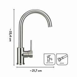 Baliv Küchenarmatur KI-1832 Edelstahl -Küchenarmaturen Geschäft 048122122268 VM01 281021 L