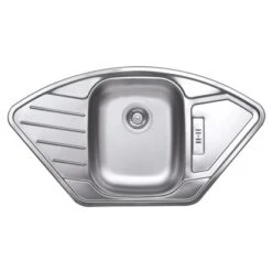 Küchenarmaturen Geschäft 12 OBI Eckeinbauspüle Canto Basic 92 Edelstahl Eckig