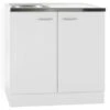 Spülenunterschrank Klassik 60 Weiß Ohne Arbeitsplatte 80 Cm -Küchenarmaturen Geschäft 158826 3193 1