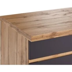 Held Möbel Küchenunterschrank Turin 60 Cm 1 Tür 1 Schublade Graphit/Wotaneiche -Küchenarmaturen Geschäft 189414 11016600 CU 04