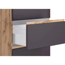 Held Möbel Kochfeldumbauschrank Turin 60 Cm Graphit/Wotaneiche -Küchenarmaturen Geschäft 189524 11016600 CU 10