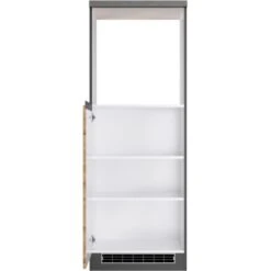 Held Möbel Ofenumbauschrank Turin 60 Cm Wotaneiche/Graphit -Küchenarmaturen Geschäft 189540 11016600 S 03