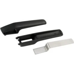 Fackelmann Knoblauchpresse Schwarz-Silber -Küchenarmaturen Geschäft 344924 3254 3