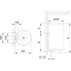 Gorenje Warmwasserspeicher TGR50ND 50 Liter 7 Gorenje Warmwasserspeicher TGR50ND 50 Liter -Küchenarmaturen Geschäft 3838942023934 4384 2
