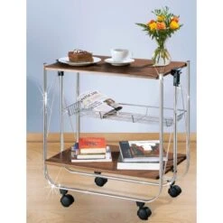 Wenko Servierwagen Dinett Deluxe Nussbaum-Nachbildung 7 Wenko Servierwagen Dinett Deluxe Nussbaum-Nachbildung -Küchenarmaturen Geschäft 3894458 1068 713003100 2