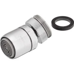 Strahlregler Perlator Cascade SLC AC Eco Mit Kugelgelenk M22 X M24 Verchromt