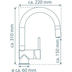 Schütte LED-Spültischarmatur Stella Chrom 21 Schütte LED-Spültischarmatur Stella Chrom -Küchenarmaturen Geschäft 4008431790558 2759 99