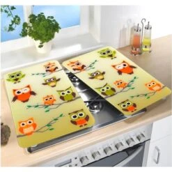 Wenko Herdabdeckplatten Universal Eulenversammlung 2er Set Mehrfarbig 7 Wenko Herdabdeckplatten Universal Eulenversammlung 2er Set Mehrfarbig -Küchenarmaturen Geschäft 4008838198360 1068 03