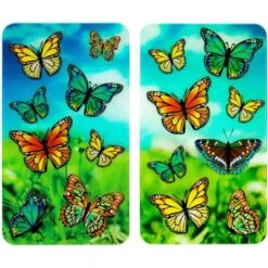 Wenko Herdabdeckplatten Universal Schmetterlinge 2er Set Mehrfarbig