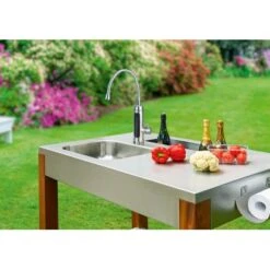 Maxxmee Warm Und Kaltwasserarmatur Mit Integrierter Heizspirale Edelstahl 3600 W -Küchenarmaturen Geschäft 4052926049744 4257 08AB