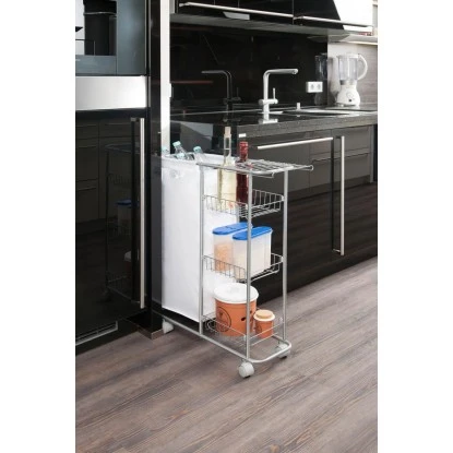 Wenko Sammelwagen Slim 3 Etagen 7 Wenko Sammelwagen Slim 3 Etagen – Bild 5