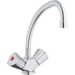 Grohe QuickFix Spültisch-Einlochbatterie Costa Trend Chrom