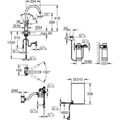Grohe C-Auslauf Armatur Und Boiler Red Duo M-Size Supersteel -Küchenarmaturen Geschäft 5288295 4520 100025159 1