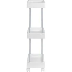 Wenko Haushalts- Und Badwagen Mino Servierwagen Haushaltswagen Mit 3 Ablagen -Küchenarmaturen Geschäft 548133 1068 09