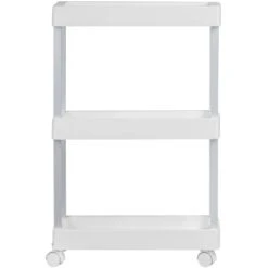 Wenko Haushalts- Und Badwagen Mino Servierwagen Haushaltswagen Mit 3 Ablagen -Küchenarmaturen Geschäft 548133 1068 10