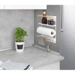 Wenko Küchenregal Magna Magnetisches Regal Zur Befestigung Ohne Bohren Weiß -Küchenarmaturen Geschäft 548534 1068 08