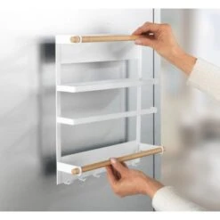 Wenko Küchenregal Magna Magnetisches Regal Zur Befestigung Ohne Bohren Weiß -Küchenarmaturen Geschäft 548534 1068 10