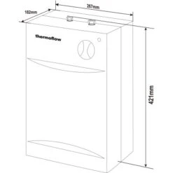 Thermoflow Untertischspeicher UT5ATF 5 Liter Mit Anti-Tropf Funktion -Küchenarmaturen Geschäft 559035 2929 1