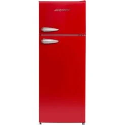 Respekta Kühl-Gefrierkombination KS144 Vintage VC Rot -Küchenarmaturen Geschäft 571958 4384 KS144VRA 02