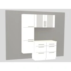 Spülenunterschrank Klassik 60 Weiß Ohne Arbeitsplatte 80 Cm -Küchenarmaturen Geschäft 586601 3193 Einbaukueche 4