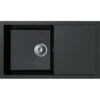 Miló Einbauspüle Granitverbundstoff Blissano 76 Schwarz -Küchenarmaturen Geschäft 5903140018100 10