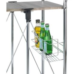 Wenko Servierwagen Liky Holzdekor Zusammenklappbar -Küchenarmaturen Geschäft 686865 1068 04
