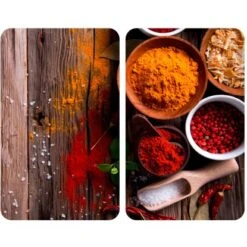 Wenko Herdabdeckplatten Universal Gewürze 2er Set Mehrfarbig