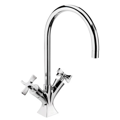 Sanitop-Wingenroth Zweigriff-Küchenarmatur Corvetto Chrom 3 Sanitop-Wingenroth Zweigriff-Küchenarmatur Corvetto Chrom