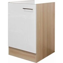 Flex-Well Exclusiv Spülenunterschrank Abaco 50 Cm Perlmutt