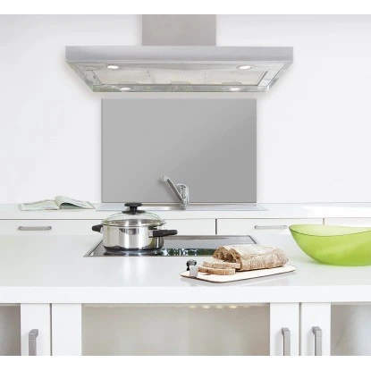 Spritzschutz Kitchenglas Grau 60 Cm X 40 Cm 4 Spritzschutz Kitchenglas Grau 60 Cm X 40 Cm – Bild 2