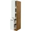 Flex-Well Exclusiv Apotheker-Hochschrank Vintea 30cm Magnolie Matt-Lancelot Oak -Küchenarmaturen Geschäft 756416 4051 AHS30Vintea K