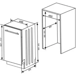 Respekta Einbaugeschirrspüler GSP45VV 45 Cm Schwarz Vollintegriert 22 Respekta Einbaugeschirrspüler GSP45VV 45 Cm Schwarz Vollintegriert -Küchenarmaturen Geschäft 818909 4384 9
