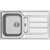 Pyramis Einbauspüle Athena 1 1/4B 1D Edelstahl -Küchenarmaturen Geschäft 820040 4891 1