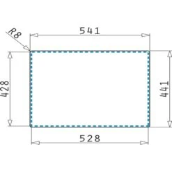 Pyramis Einbaubecken Lydia Edelstahl -Küchenarmaturen Geschäft 820042 4891 3