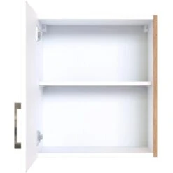 Held Möbel Hängeschrank Sorrento BxHxT 50 Cm X 57 Cm X 34 Cm Weiß-Wotaneiche -Küchenarmaturen Geschäft 853739 11016600 3