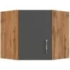 Held Möbel Eckhängeschrank Sorrento BxHxT 60 X 57 X 60 Cm Anthrazit-Wotaneiche -Küchenarmaturen Geschäft 853756 11016600 1