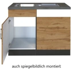 Held Möbel Spülzentrum Sorrento 110 X 85 X 60 Cm Blende + Sockel Wotan.-Graf. -Küchenarmaturen Geschäft 853830 11016600 3