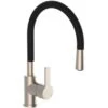 Eisl Spültischarmatur Edelstahloptik Flexo Schwarz -Küchenarmaturen Geschäft 9002560796561 2759 1