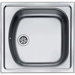 Küchenarmaturen Geschäft 4 Eurodomo Einbauspüle Norm 45,5 Cm X 43,5 Cm Edelstahl Glatt