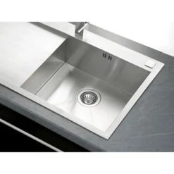 OBI Einbauspüle Quadra Basic 100 Edelstahl Eckig -Küchenarmaturen Geschäft puele Quadra Basic 100NR 3